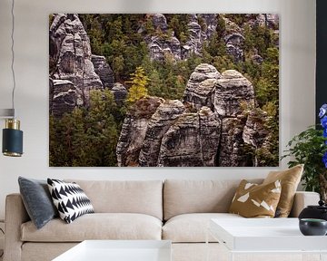 Bastei Elbsandsteingebirge by Rob Boon