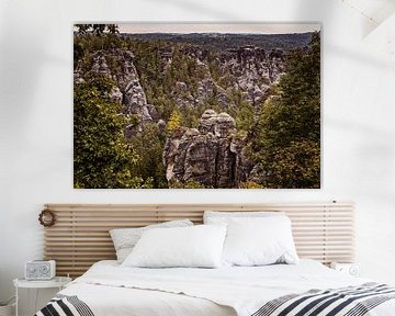 Bastei Elbsandsteingebirge von Rob Boon