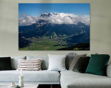 Vue de la Zugspitze sur Anne van Doorn