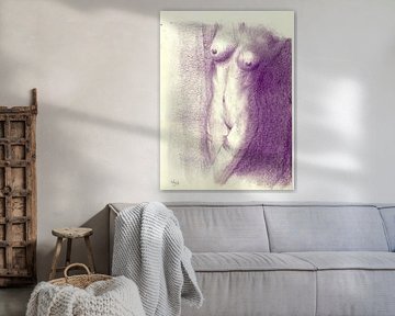 Angelique in Purple Light