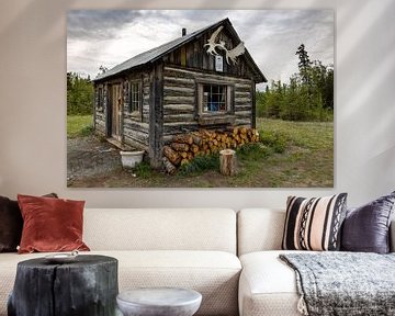 Goldsucher Blockhütte in Kanada von Roland Brack