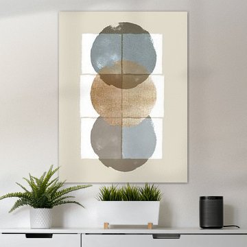 Skandinavischer Minimalismus Erdiges Beige von Mad Dog Art