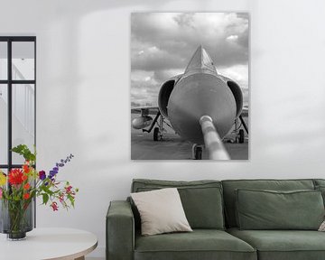 US-AirForce FC-032 Black and White Portrait Front by Baris Arkin