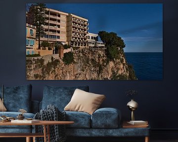 The rocks of Monaco-Ville by Timon Schneider