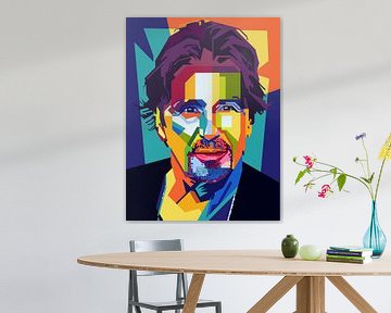 Al Pacino Style WPAP von SW Artwork