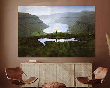 Faroe fjord by Roy Mosterd