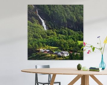 Waterval bij Flam van Phixplorer