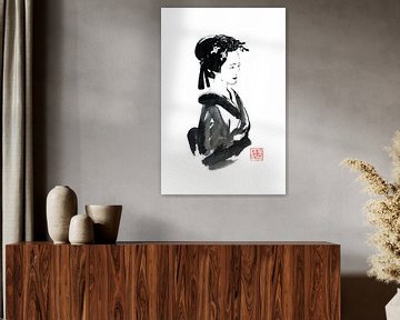 beautiful geisha sur Péchane Sumie