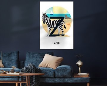 Poster du nom de Ziva sur Hannahland .