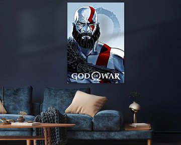 god of war poster von Rando Fermando