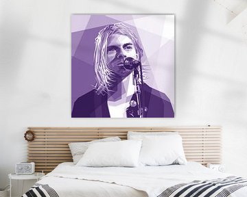 Kurt Cobain van zQ Artwork