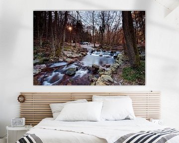 Rivière de montagne La Hoëgne sur Rob Boon