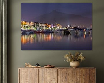 Puerto Banús: Marbella's marina at night by Marcel Bil