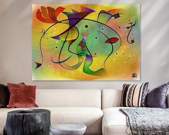 Example of the artwork in a room