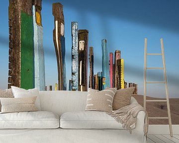 Landmarke auf der Halde Haniel, Bottrop, Deutschland von Alexander Ludwig