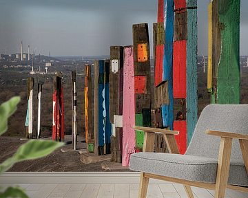 Landmarke auf der Halde Haniel, Bottrop, Deutschland von Alexander Ludwig