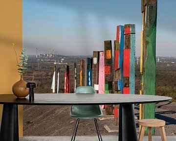 Oriëntatiepunt op de slakkenberg van Haniel, Bottrop, Duitsland van Alexander Ludwig