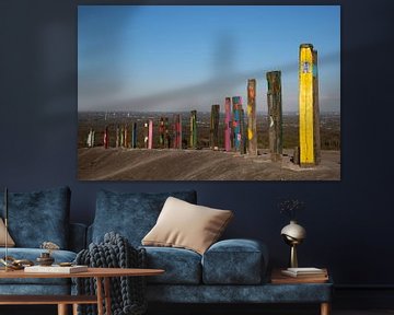 Landmark on the Haniel slag heap, Bottrop, Germany by Alexander Ludwig