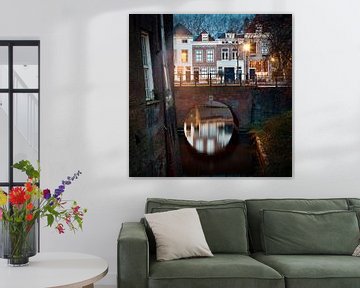 De brede Haven in Den Bosch ontwaakt ( 1 ) van Den Bosch aan de Muur