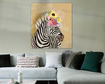 Zebra art for Kids van Gisela - Art for you