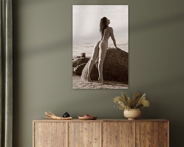 Vrouwen naakt op het strand van Jörg B. Schubert