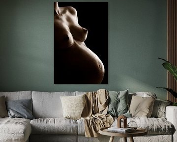 Pregnant woman nude by Jörg B. Schubert