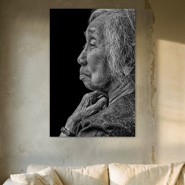 Portret van een Japanse vrouw