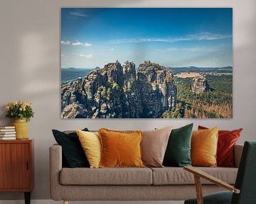 Bad Schandau landscapes with Schrammsteine stones by Jakob Baranowski - Photography - Video - Photoshop