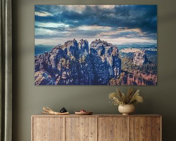 Panoramic view between rocks and sandstones by Jakob Baranowski - Photography - Video - Photoshop