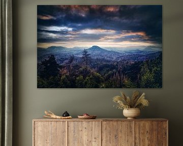 La vallée de Kirnitzschtal entre rochers et grès sur Jakob Baranowski - Photography - Video - Photoshop