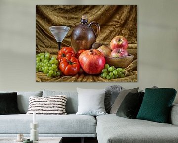 Still life with fruits of nature by Jörg B. Schubert