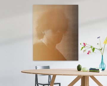Rembrandt van Rijn , zelfportret in raster van StudioMaria.nl