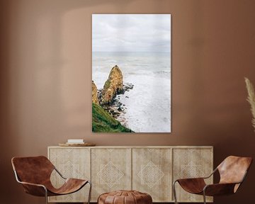 Pointe du Hoc Normandy Coast by Patrycja Polechonska