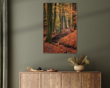 Landgut Beekhuizen an einem schönen Herbstmorgen von Moetwil en van Dijk - Fotografie