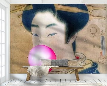 Geisha houd van Kauwgom