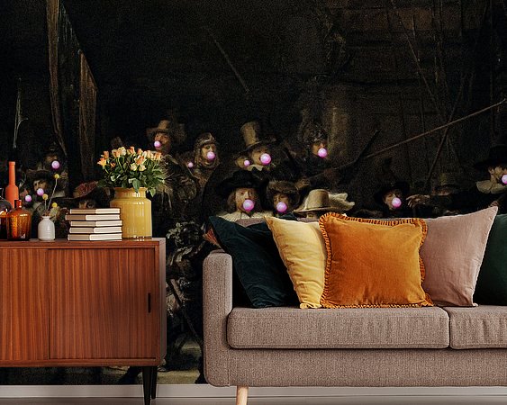 Example of the artwork in a room