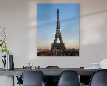 Paris La Tour Eiffel Portret van Baris Arkin