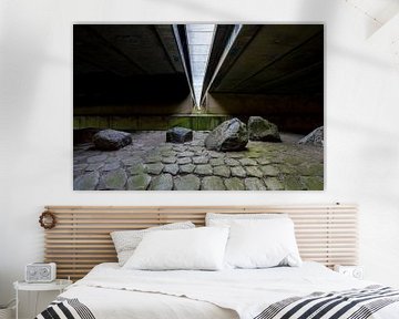 Boulders under the viaduct by Robrecht Kruft