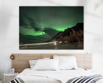 More ART In Nature - Aurora Borealis Hof Iceland van Martin Boshuisen - More ART In Nature