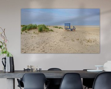 Beach trolley on Borkum by Friedhelm Peters