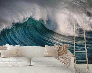 Fuerteventura waves (colour) by Andy Troy