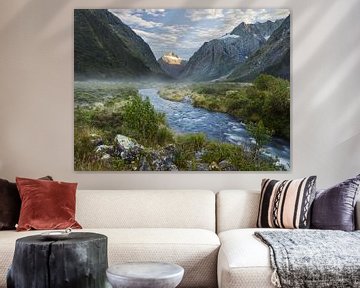 Hollyford River II by Rainer Mirau