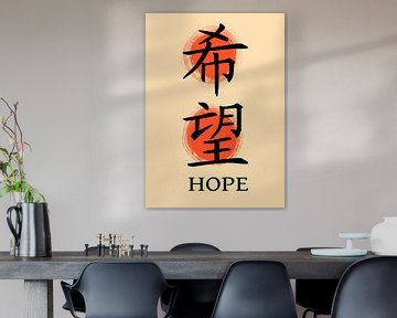 Japanse tekens van hoop