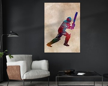 Kricket Sport Kunst #Kricket von JBJart Justyna Jaszke