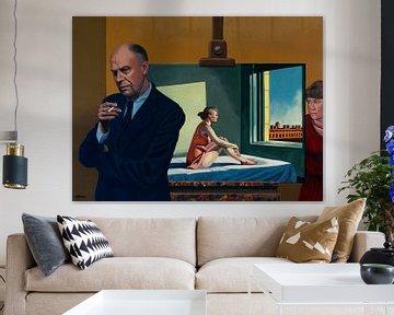 Edward Hopper Schilderij van Paul Meijering