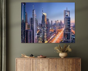 Sheikh Zayed Road by Rainer Mirau