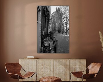 Hooglandse kerkgracht in Leiden van Peter Bartelings