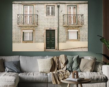 Lissabon-Fassade mit Fliesen von Patrycja Polechonska
