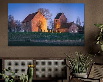 Avond in Ezinge van Henk Meijer Photography
