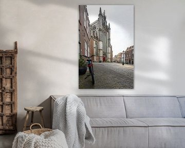 Hooglandse kerkgracht in Leiden van Peter Bartelings